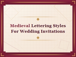 Free Blackletter Downloads: Medieval Lettering Styles for Wedding Invitations
